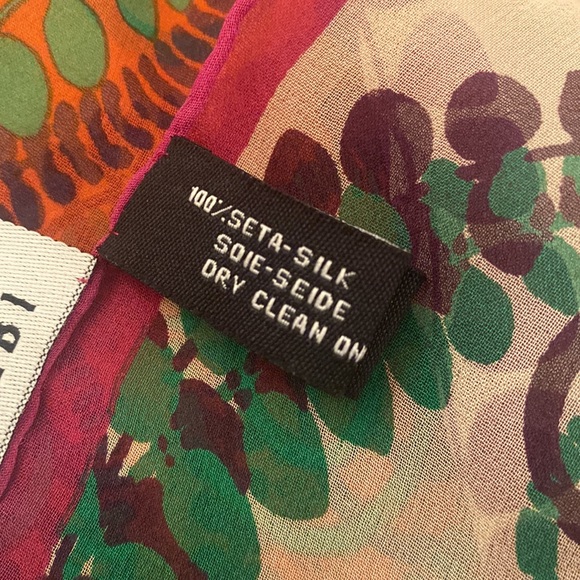 COVERI COLLECTION silk scarf - Picture 4 of 11